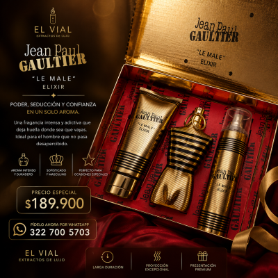 Kit Jean Paul Gaultier Perfume+Splash+Crema Corporal