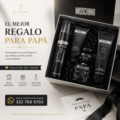 Toy Boy Moschino Perfume + Splash + Crema corporal